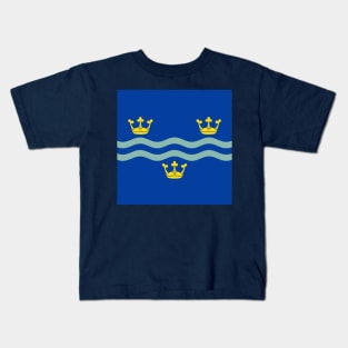 Cambridgeshire County Flag Kids T-Shirt